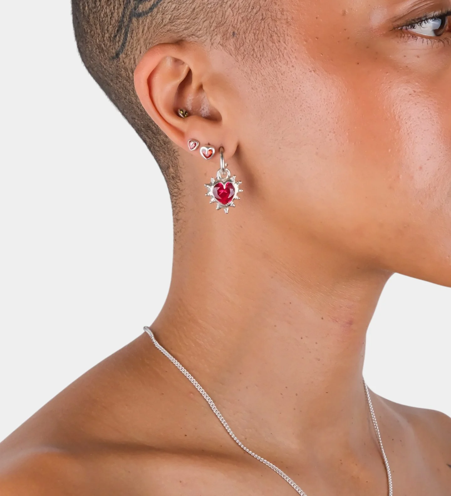 Tiny Heart Studs - Image 4
